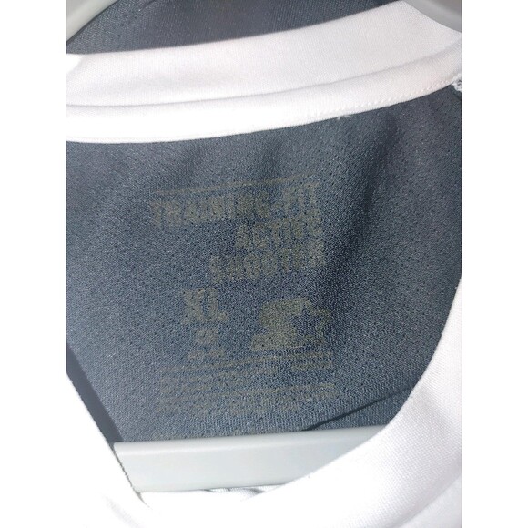 Starter Tank Men’s XL Training Fit Active Shooter White Black - Picture 3 of 3